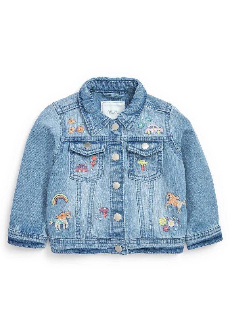 Next Kinder UNICORN - Jeansjacke - Blue Denim 1 Next Kinder UNICORN - Jeansjacke - Blue Denim