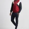 Next Herren COLOURBLOCK - Kapuzenpullover - Dark Red