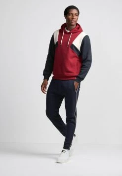 Next Herren COLOURBLOCK - Kapuzenpullover - Dark Red