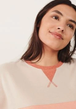 Next Damen Sweatshirt - Orange Colourblock -Next Verkäufe 2022 3d302ec4ba524dee9a64edf6e95cf99b