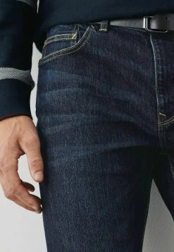 Next Herren BELTED - Jeans Straight Leg - Dark Blue -Next Verkäufe 2022 3d3b0afaf41342a8880f816596345a20