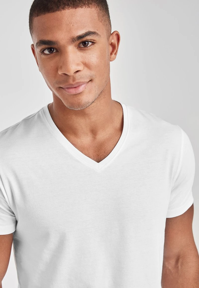 Next Herren 2 PACK - T-Shirt Basic - White 3 Next Herren 2 PACK - T-Shirt Basic - White – Bild 3