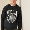 Next Herren LICENSE CREW - Sweatshirt - Mottled Black