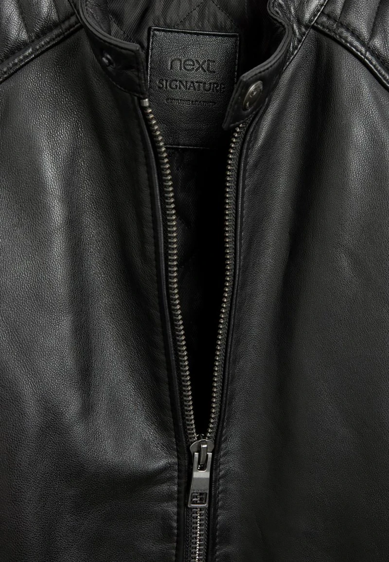 Next Herren Lederjacke - Black 2 Next Herren Lederjacke - Black – Bild 2