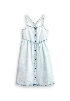 Next Kinder BUTTON - Freizeitkleid - Blue Denim -Next Verkäufe 2022 3e41f56892ea4a7aa310118e2f0b9572