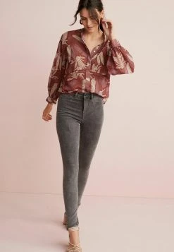 Next Damen TRIM DETAIL - Hemdbluse - Brown