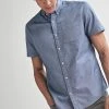 Next Herren SHORT SLEEVE - Hemd - Blue