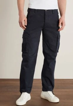 Next Herren AUTHENTIC BLEND - Cargohose - Navy Blue