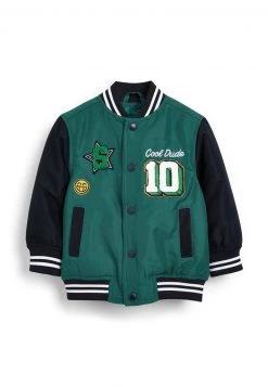 Next Kinder VARSITY SHOWER RESISTANT - Bomberjacke - Green/blank