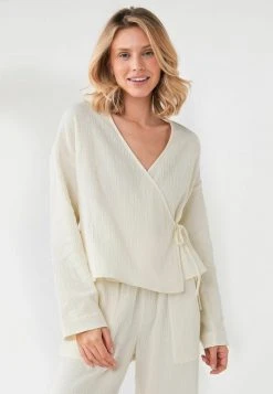 Next Damen TEXTURED - Nachtwäsche Shirt - Nude