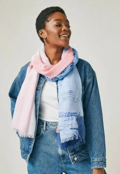 Next Damen Schal - Red Blue White