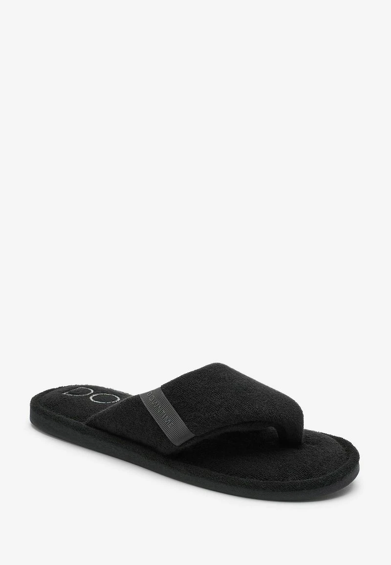 Next Damen TOWEL TOE THONG - Bade-Zehentrenner - Black 2 Next Damen TOWEL TOE THONG - Bade-Zehentrenner - Black – Bild 2