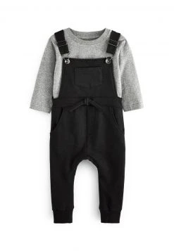 Next Kinder SET - Latzhose - Black