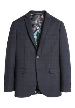 Next Herren NAVY/BLACK TAILORED FIT CHECK SUIT: JACKET - Anzugsakko - Blue -Next Verkäufe 2022 4032dd34613245eba0dda3a87f55f0cc