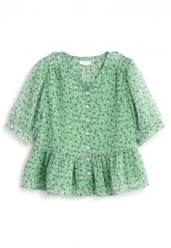 Next CHIFFON - Bluse - Mint Green Ditsy | Kinder