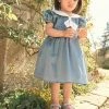 Next Kinder SAILOR COLLAR TAFFETA - Freizeitkleid - Blue