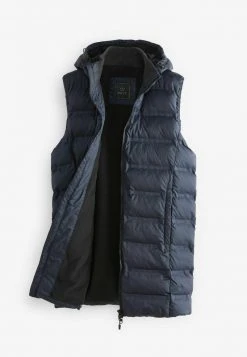 Next Herren SHOWER RESISTANT LONGLINE PUFFER - Weste - Navyblue -Next Verkäufe 2022 4080e1f5924546b5b7b535e722159dd6