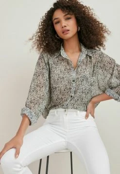 Next Damen SHEER LONGLINE - Hemdbluse - Monochrome Dash Print 5 Next Damen SHEER LONGLINE - Hemdbluse - Monochrome Dash Print -Next Verkäufe 2022 40a6c4a4e37a4f1c86fb5af715e543a8