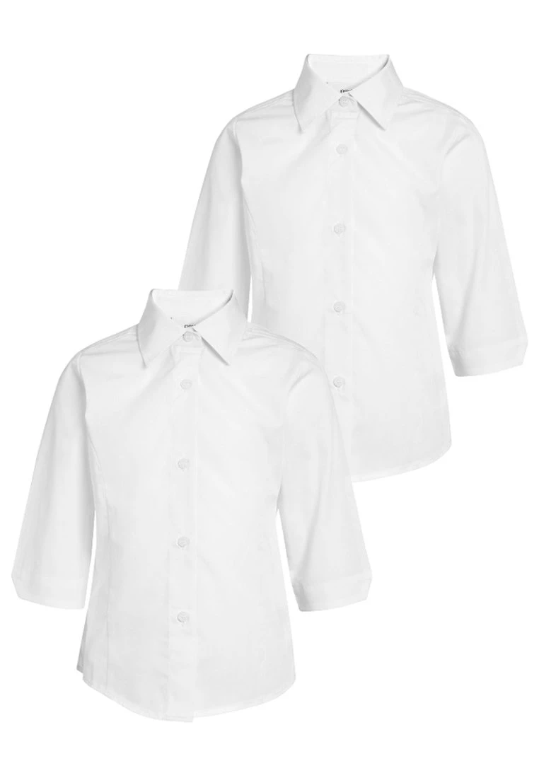 Next Kinder 2 PACK - Hemdbluse - White 1 Next Kinder 2 PACK - Hemdbluse - White