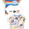 Next Kinder 3 PACK SHORT SLEEVED - T-Shirt Print - Bright Character Red Blue