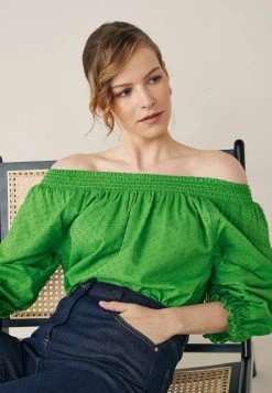 Next Damen TEXTURED - Bluse - Green -Next Verkäufe 2022 411f2728bf4d45278f01bda4d6ba7848