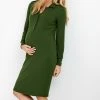 Next Damen Strickkleid - Green