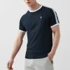 Next Herren BLOCKED - T-Shirt Print - Navy Blue Tape