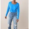 Next Damen LONG SLEEVE - Langarmshirt - Blue