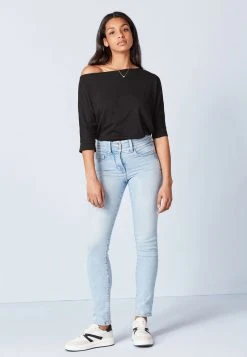 Next LIFT SHAPE SLIM - Jeans Slim Fit - Bleach Blue | Damen