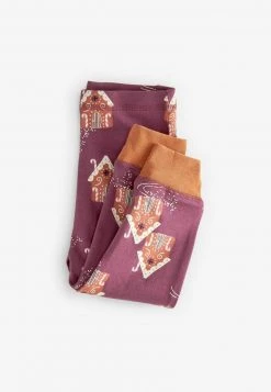 Next Kinder 3 PACK - Nachtwäsche Set - Purple/brown/white -Next Verkäufe 2022 421f5c2cdd5d4c2b9bf7d7985f0001fe