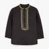 Next Kinder EMBROIDERED KURTA - Hemd - Black