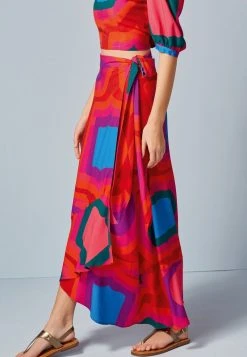 Next Wickelrock - Pink Geo Print | Damen