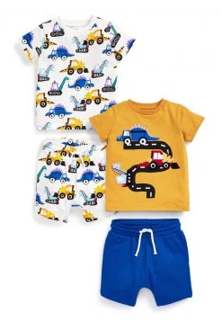 Next Kinder 4 PACK - Shorts - Yellow