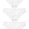 Next Damen 3 PACK - Slip - White