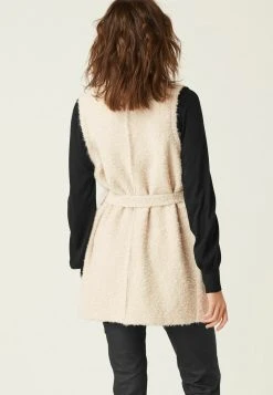 Next BORG - Weste - Off White | Damen