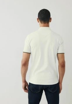 Next VERTICAL BLOCK - Poloshirt - Off White Tan Brown Stripe | Herren -Next Verkäufe 2022 431407f05b0546b0a81786bf84458a70