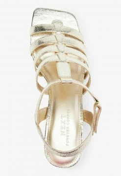 Next High Heel Sandalette - Gold | Damen -Next Verkäufe 2022 438f772ce55c492ab44d992ec90292df