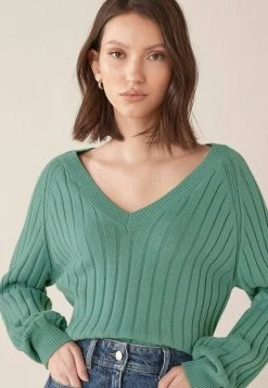 Next Damen Strickpullover - Green