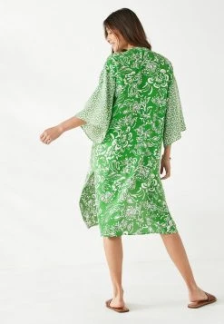 Next TIE FRONT - Strandaccessoire - Green Floral | Damen -Next Verkäufe 2022 44313e61452949ae95fbd82edb152eab