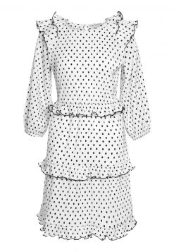 Next Damen PLISSÉ - Freizeitkleid - White