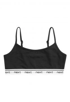 Next Kinder MONOCHROME 3 PACK STRAPPY CROP TOPS (OLDER) - Bustier - Black -Next Verkäufe 2022 444e1a1ef8a6411c8611a6edf5b5e225