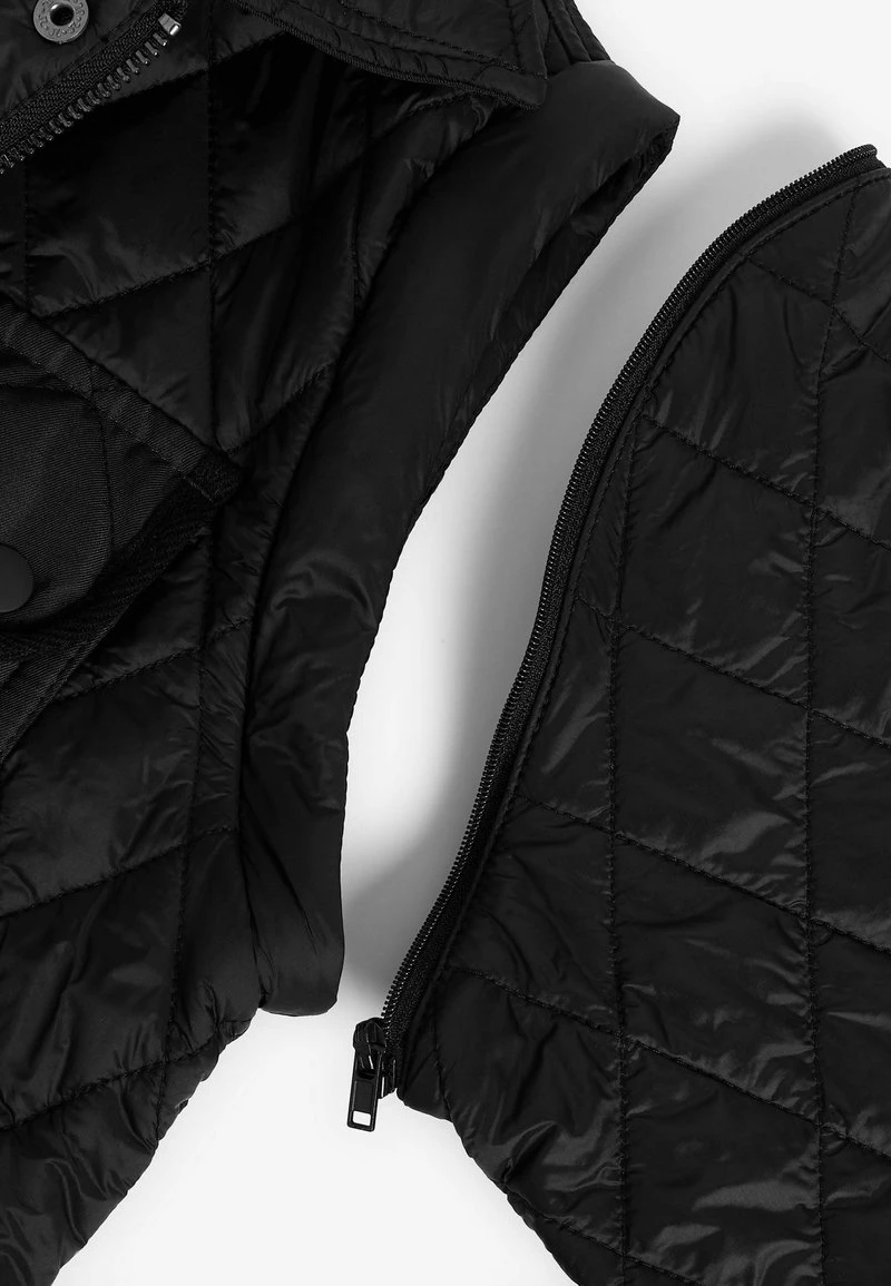 Next Damen 2 IN 1 ZIP OFF SLEEVE - Wintermantel - Black 6 Next Damen 2 IN 1 ZIP OFF SLEEVE - Wintermantel - Black – Bild 6