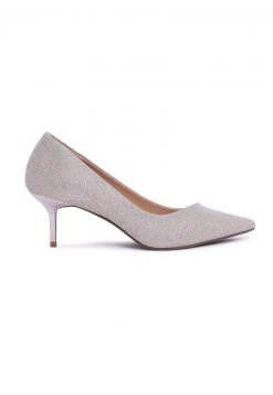 Next Damen FOREVER COMFORT ASYMMETRIC KITTEN COURT - Pumps - Metallic Shimmer