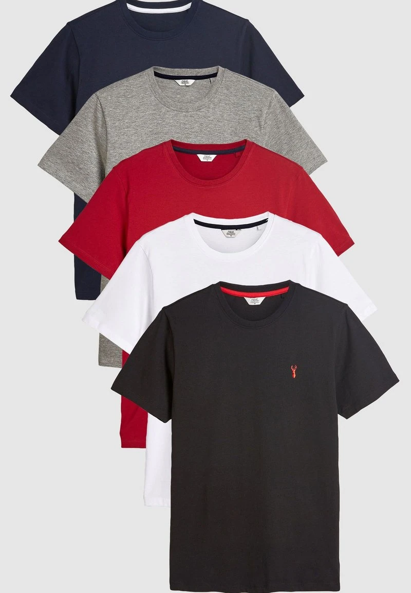 Next Herren FIVE PACK - T-Shirt Print - White 8 Next Herren FIVE PACK - T-Shirt Print - White – Bild 8