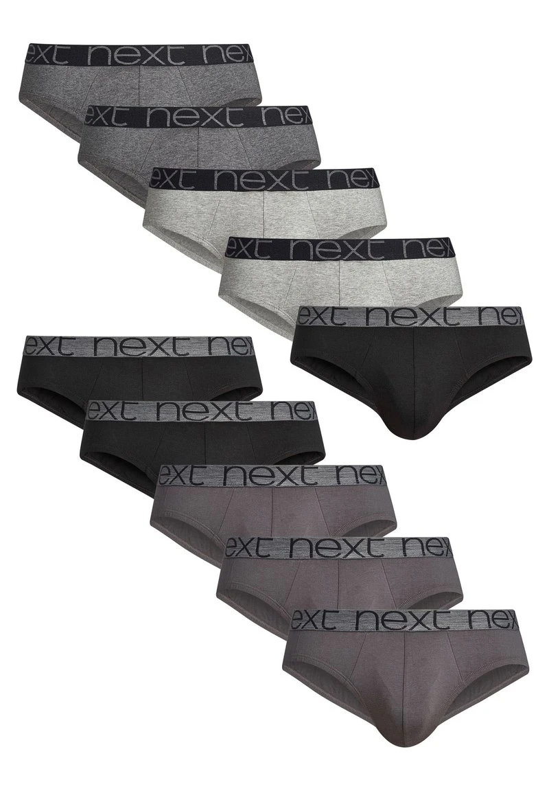 Next Herren 10 PACK - Slip - Grey 1 Next Herren 10 PACK - Slip - Grey