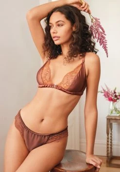 Next Damen Triangel BH - Tan Brown