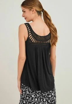 Next Damen Top - Black -Next Verkäufe 2022 4580fd684b994e16a22b2814bae6c9dd