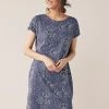 Next Damen Jerseykleid - Navy Blue Floral