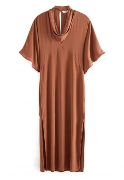 Next Damen COWL NECK - Freizeitkleid - Brown -Next Verkäufe 2022 45ccb7967e5040d194042e721672d796