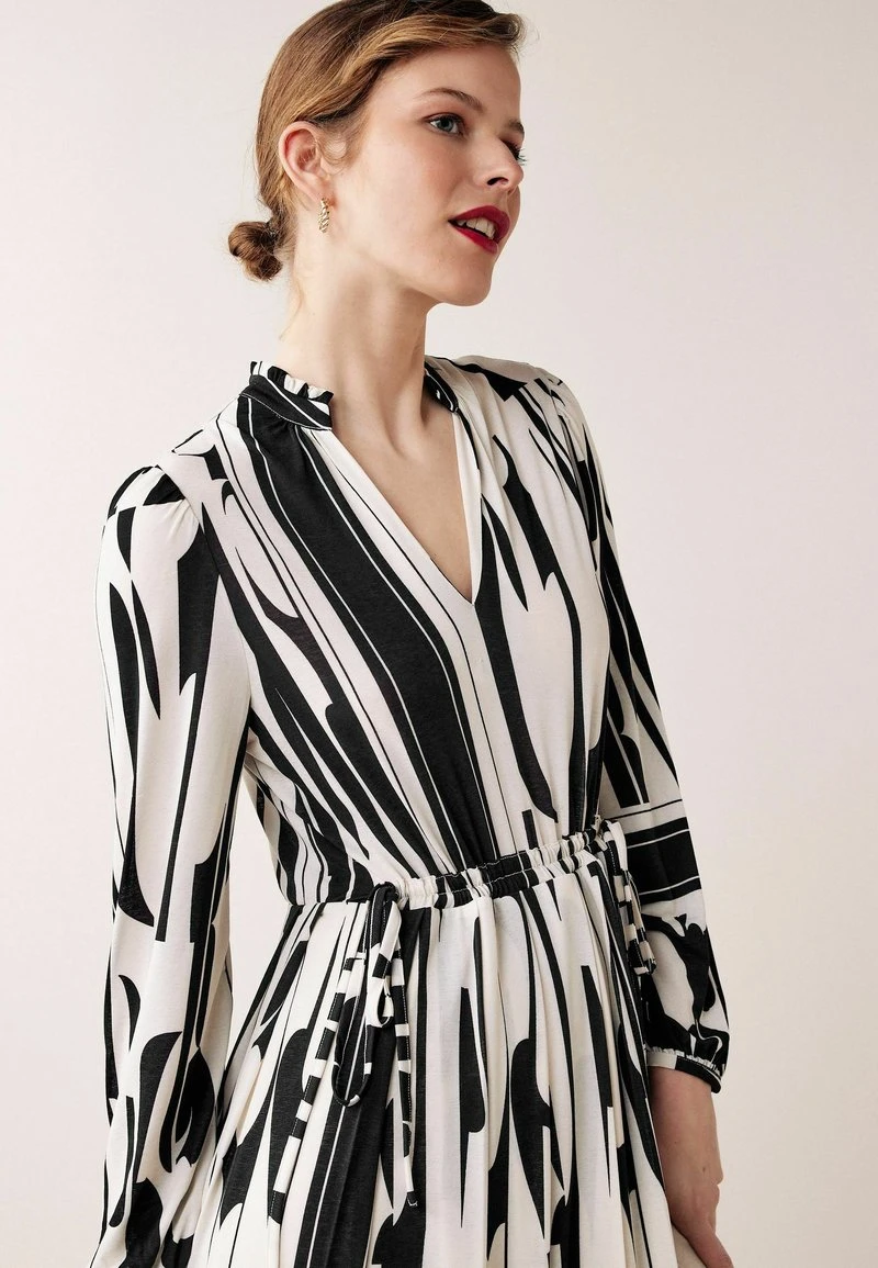 Next Damen LONG SLEEVE - Freizeitkleid - Black White 3 Next Damen LONG SLEEVE - Freizeitkleid - Black White – Bild 3